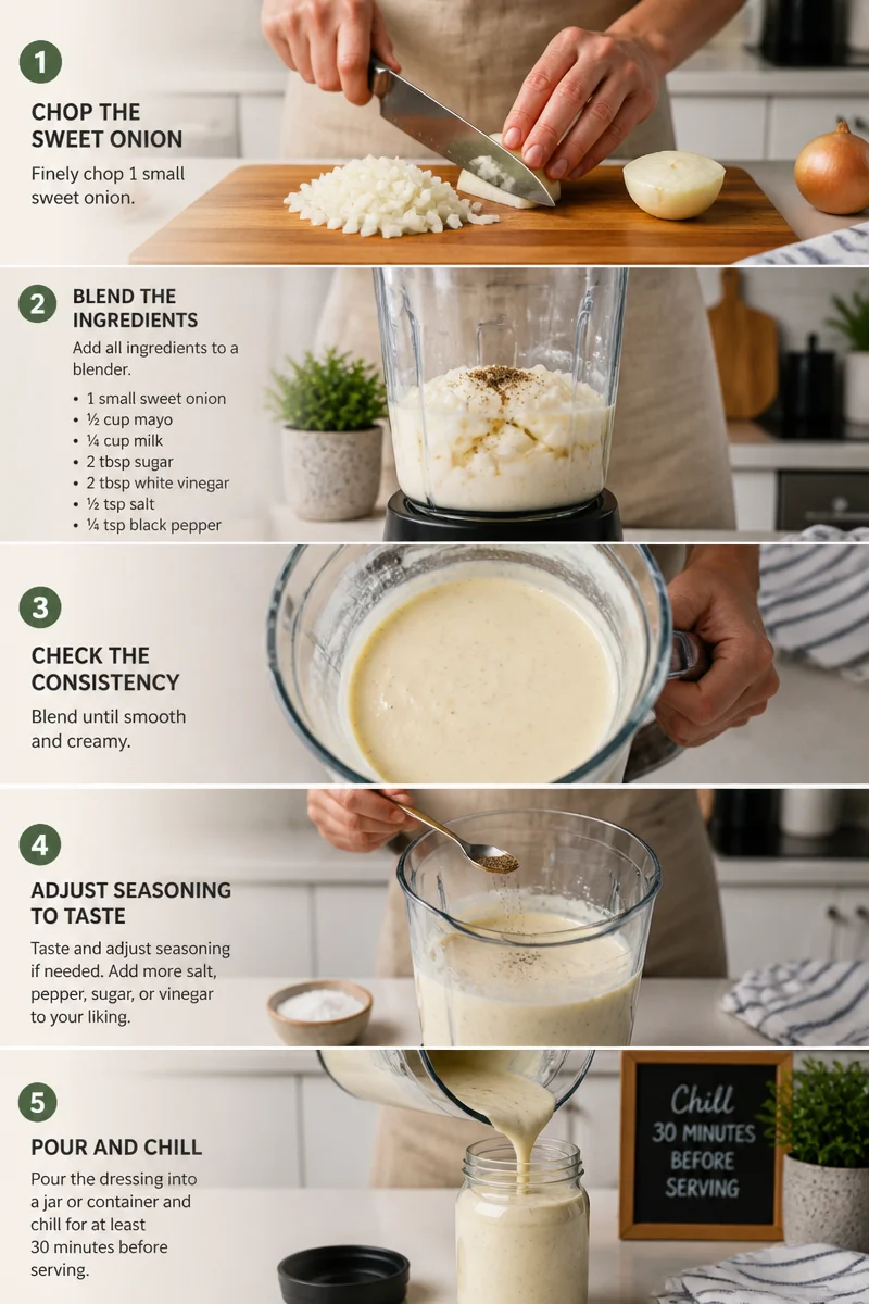 Best Homemade Sweet Onion Salad Dressing