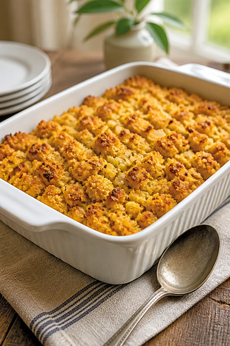 Best Southern Cornbread Dressing from Scratch