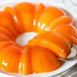 Classic Retro Orange Sherbet Jello Mold