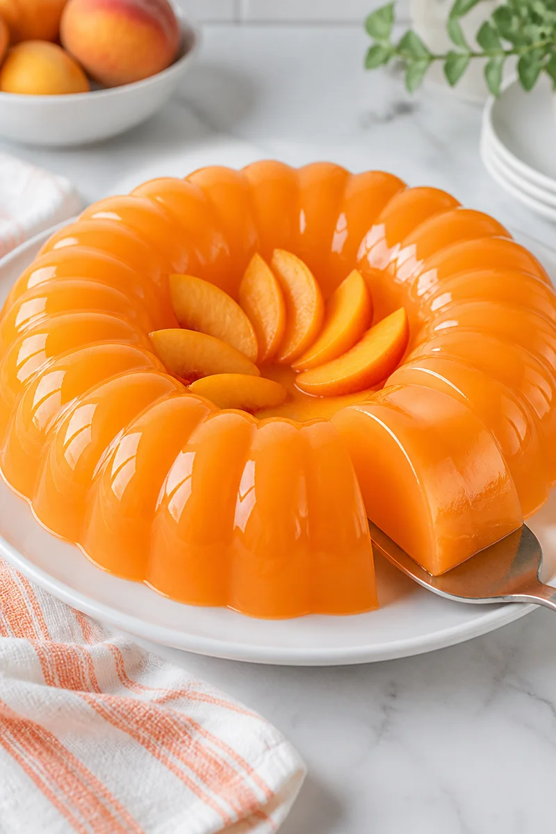 Classic Retro Orange Sherbet Jello Mold
