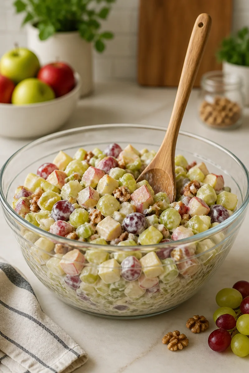 Classic Retro Waldorf Fruit Salad Recipe