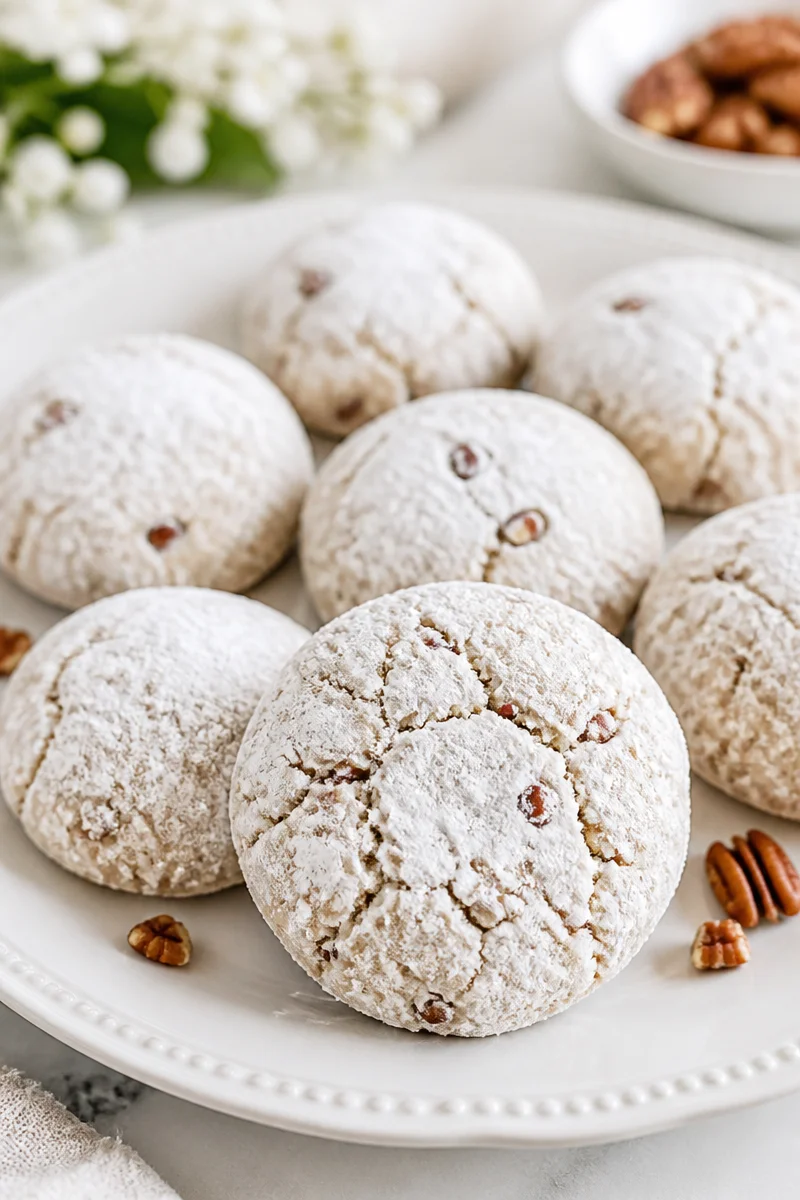 Classic Southern Pecan Sandies Cookies