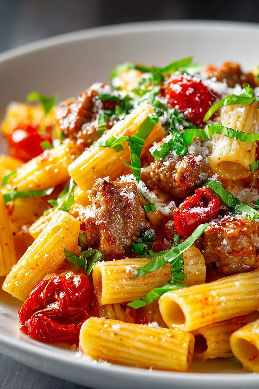 Creamy Italian Sausage Rigatoni