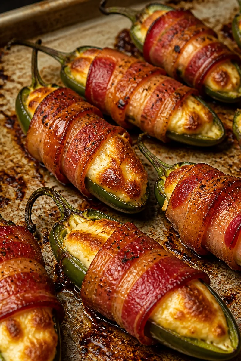 Easy Grilled Bacon Wrapped Jalapeno Poppers