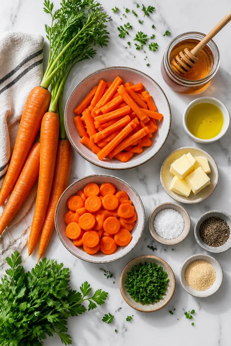 Easy Oven Baked Honey Glazed Carrots