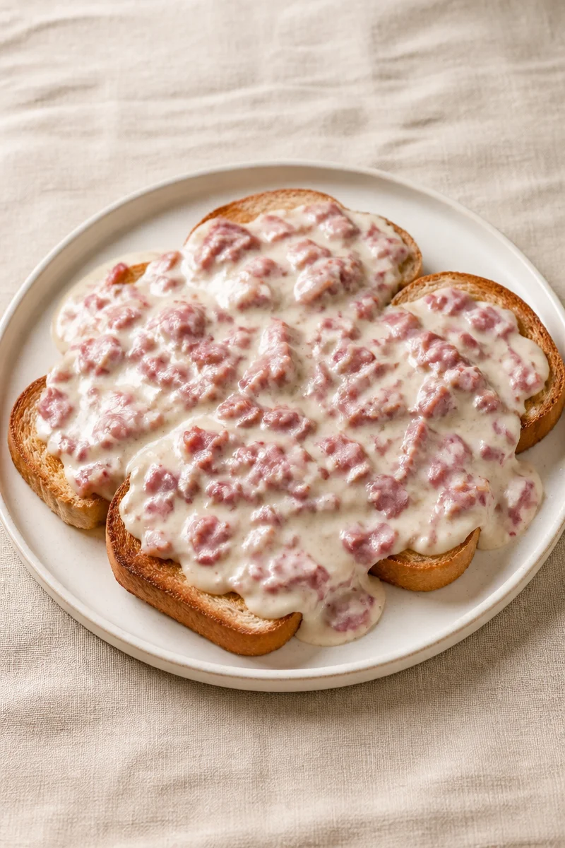 Homestyle Creamed Chipped Beef on Toast
