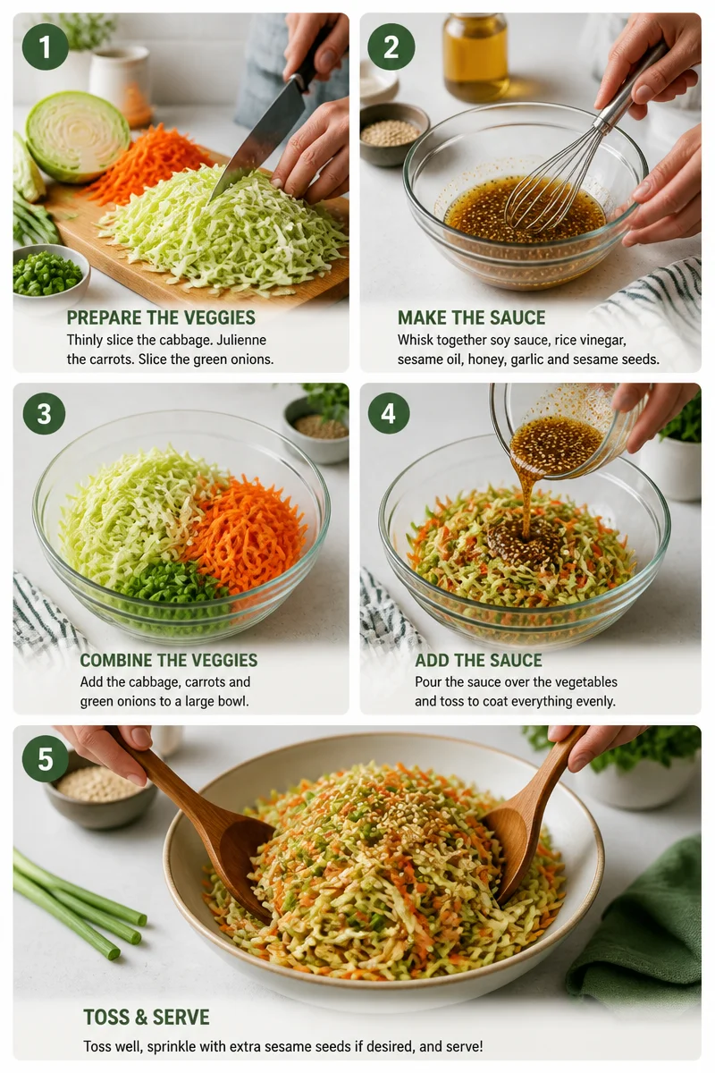 Old Fashioned Apple Cider Vinegar Coleslaw