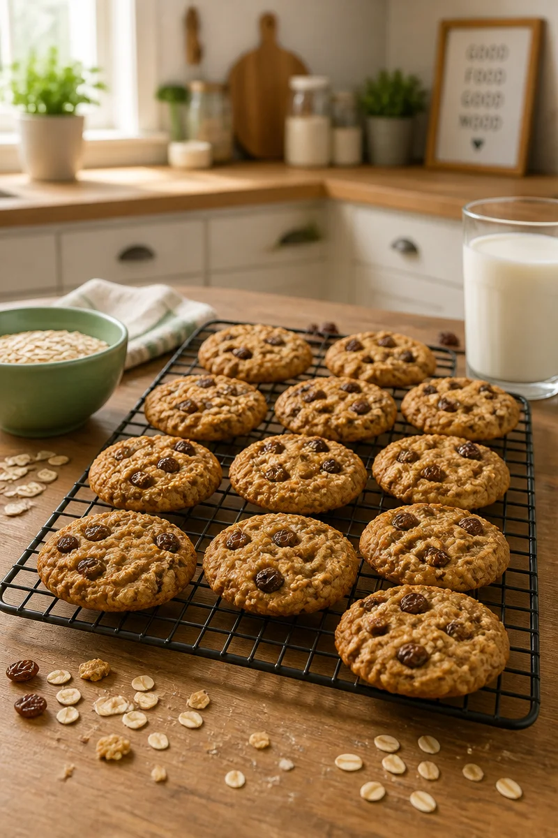 Old Fashioned Soft Oatmeal Raisin Cookies