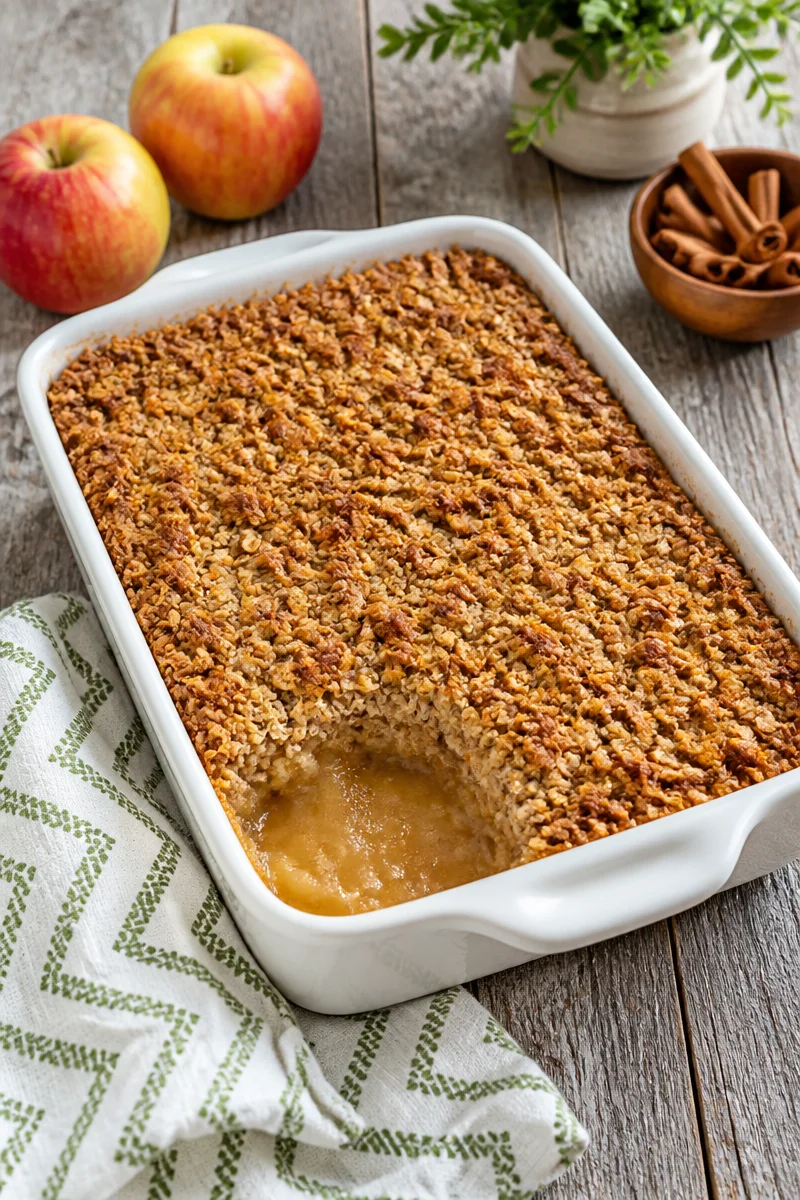 Traditional Amish Baked Cinnamon Applesauce