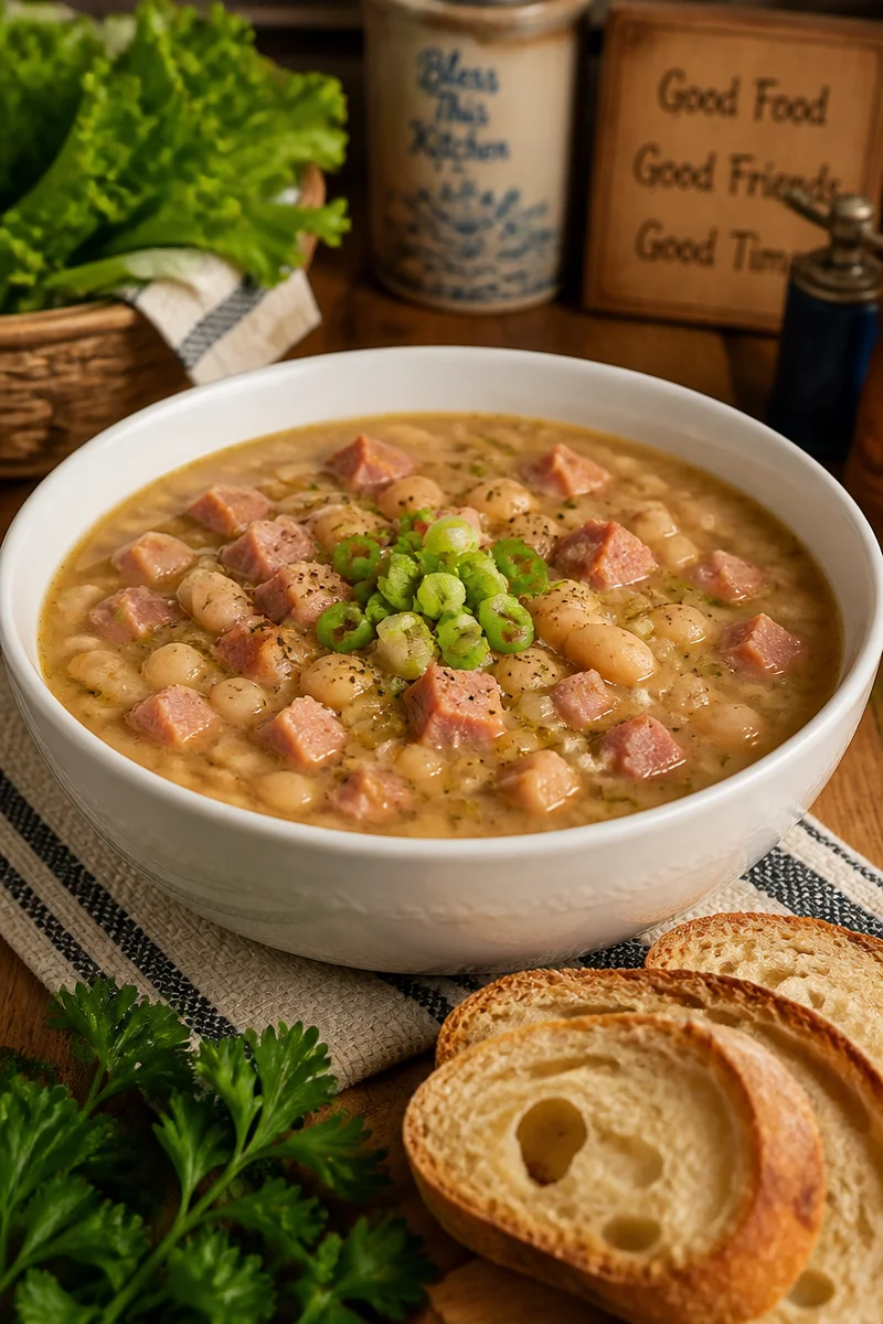 Traditional Amish Ham and Bean Soup