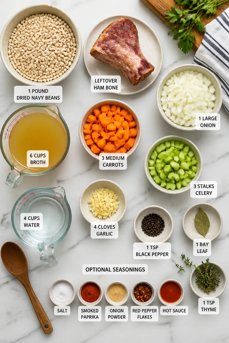 Traditional Amish Ham and Bean Soup