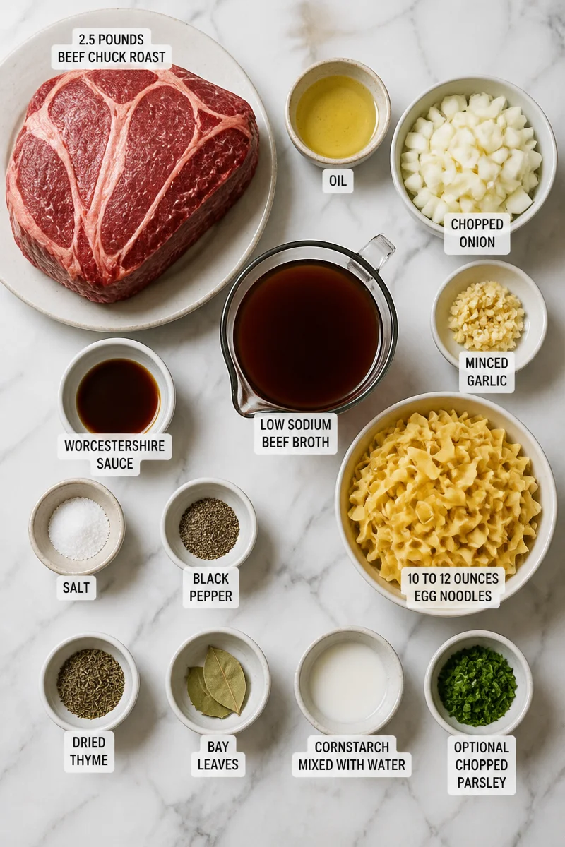 Traditional Homestyle Beef and Noodles Recipe