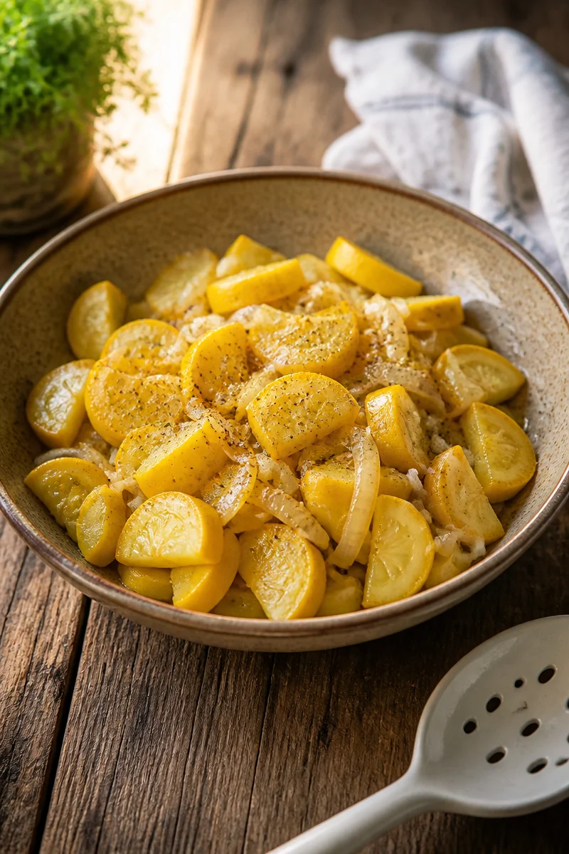 Traditional Southern Yellow Squash and Onion Bake