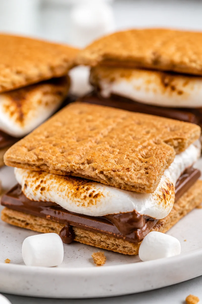 Delicious air fryer smores ready to enjoy
