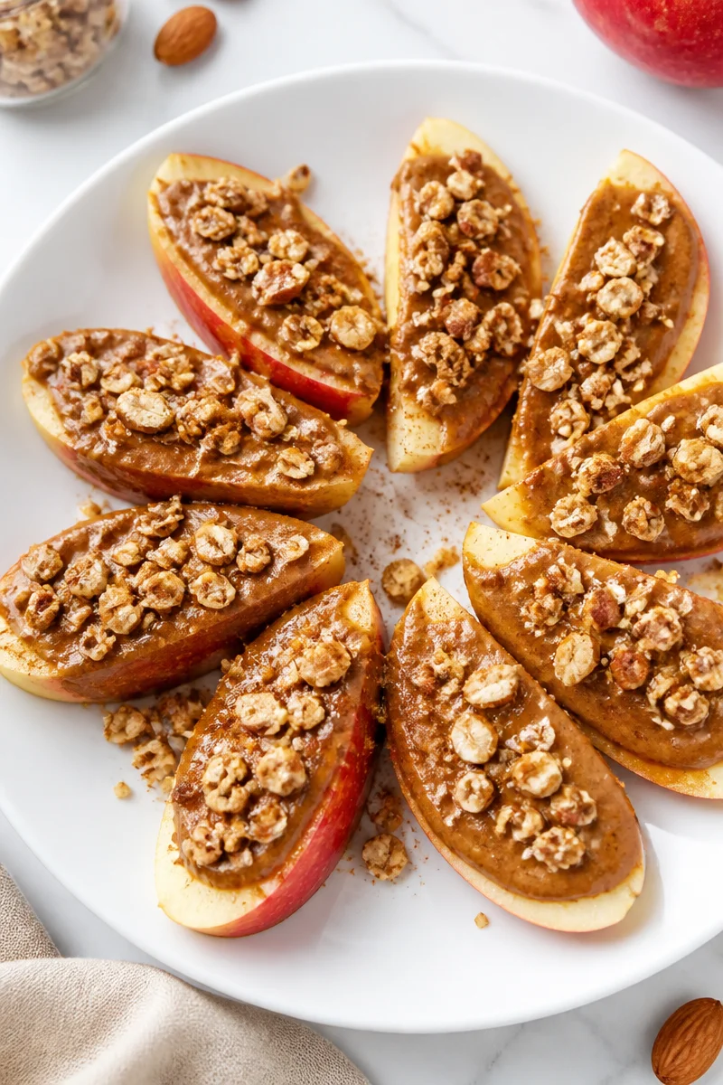 Apple And Almond Butter Healthy Snacks