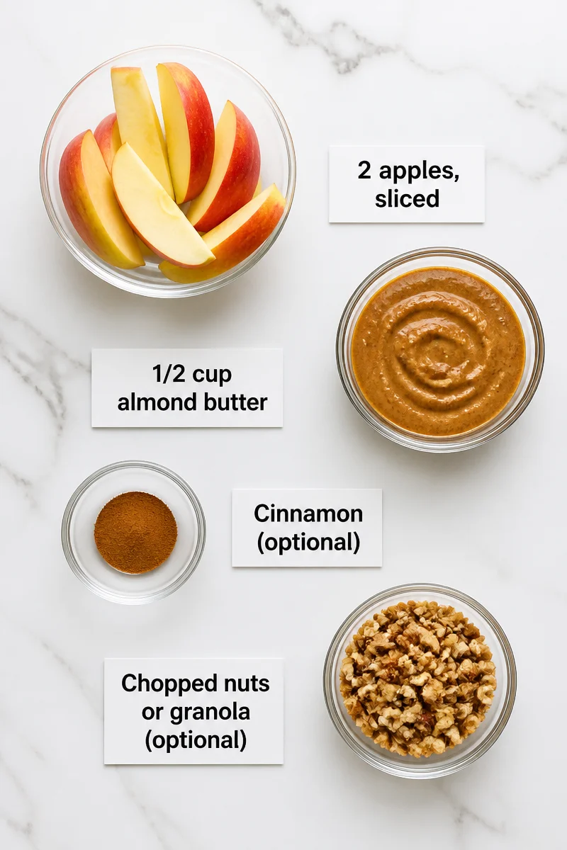 Apple And Almond Butter Healthy Snacks