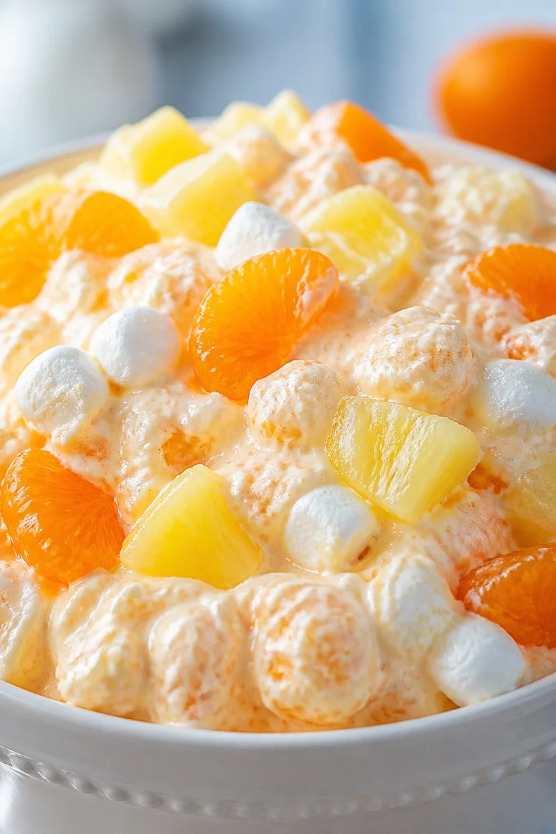 Classic Cool Whip Orange Fluff Salad