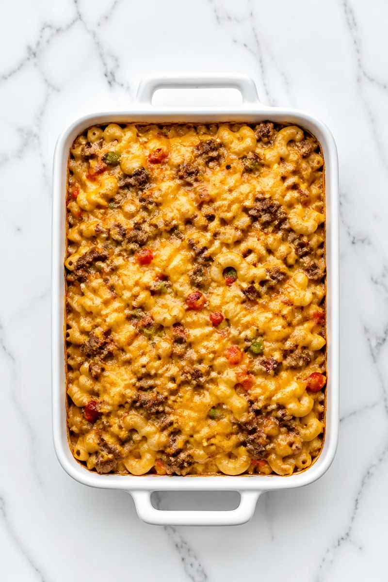 Classic Homemade Best Hamburger Casserole