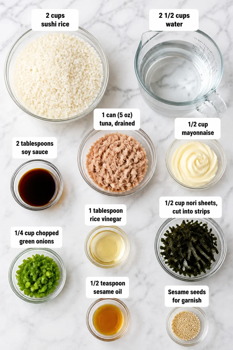 Creamy Tuna Sushi Bake
