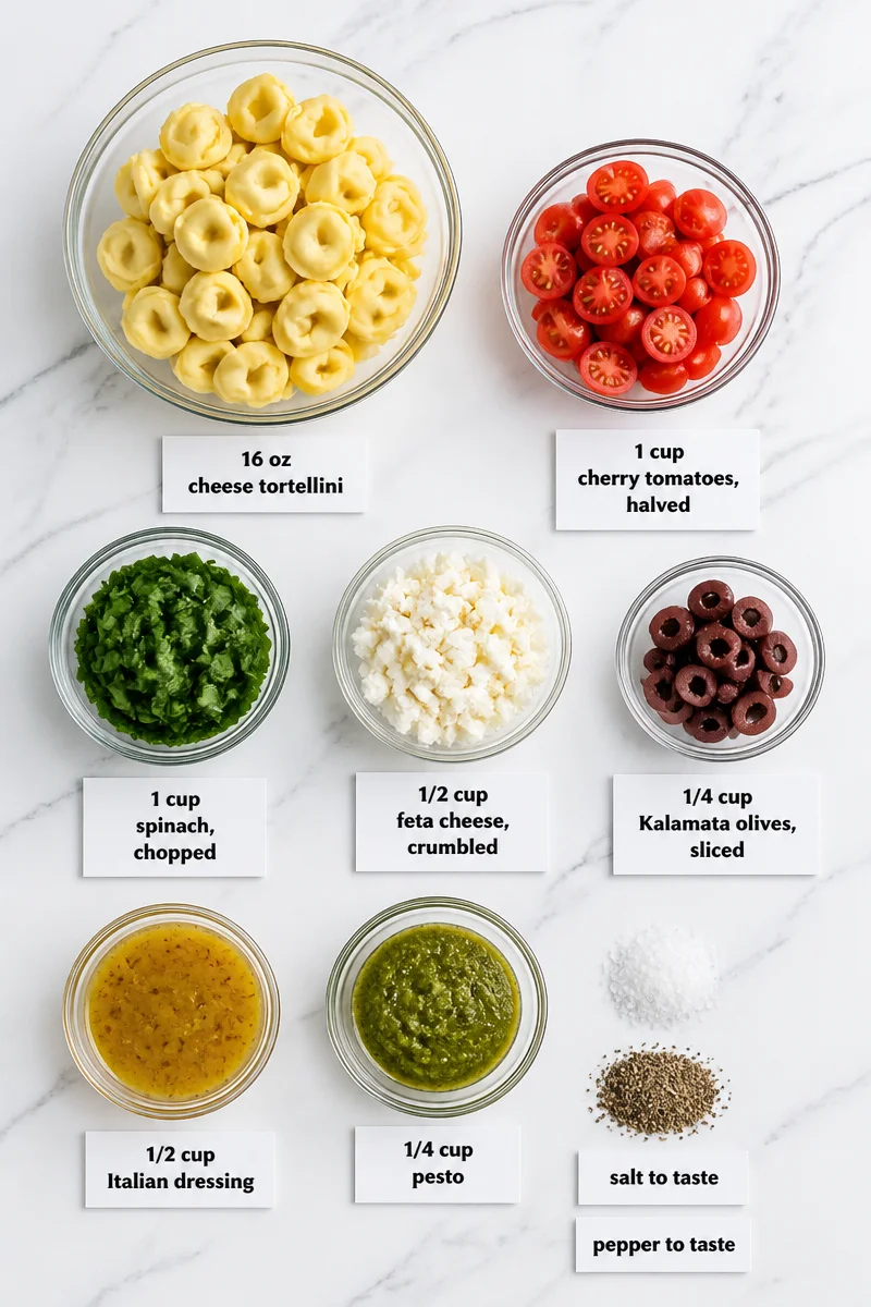 Creamy Tuscan Tortellini Pasta Salad Recipes