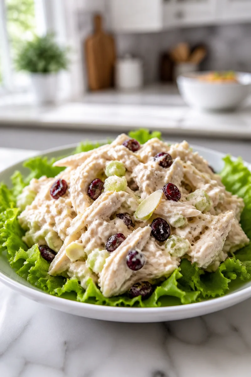 Easy Make Ahead Cranberry Almond Chicken Salad