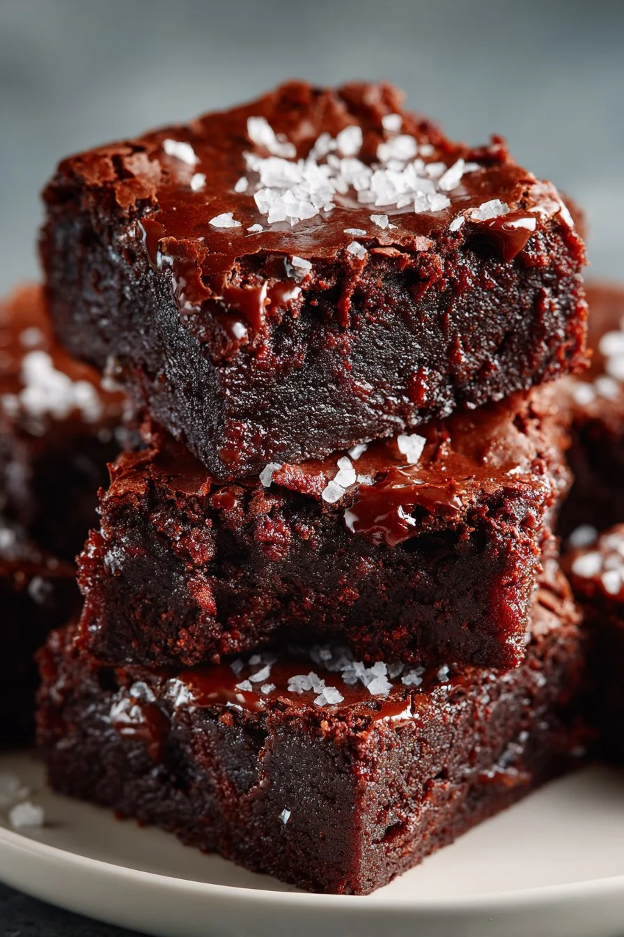 Delicious fudgy sweet potato brownies served in a bowl