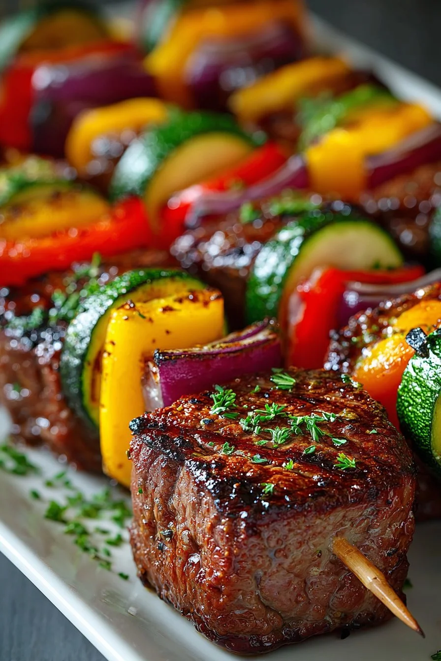 Easy Summer Dinner Grilled Steak Kabobs