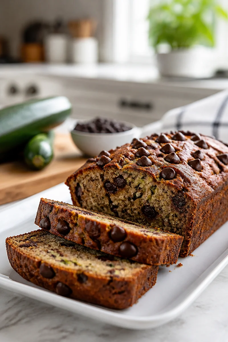 Grandma's Brown Butter Chocolate Chip Zucchini Bread