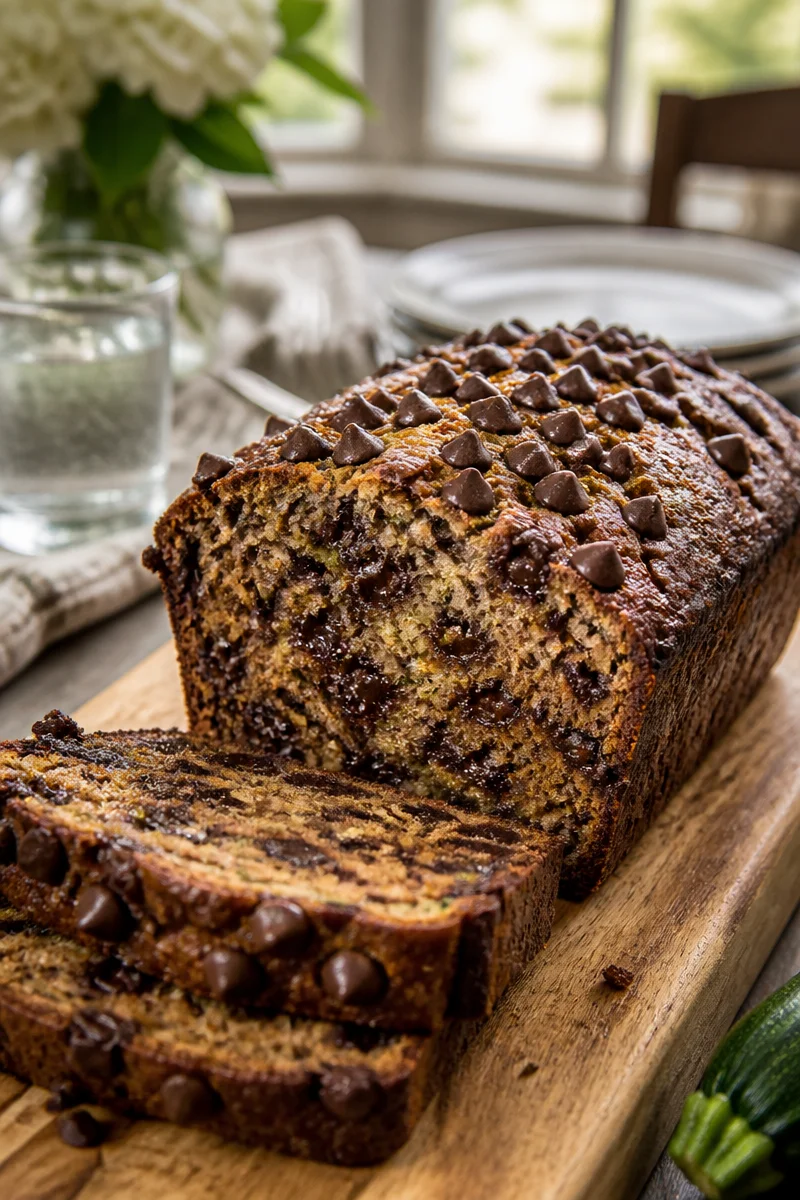 Grandma's Brown Butter Chocolate Chip Zucchini Bread