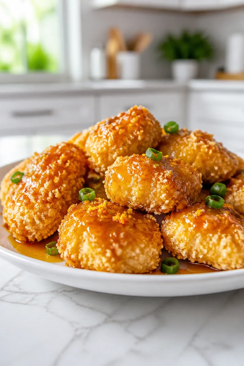 Healthy Baked Crispy Orange Chicken