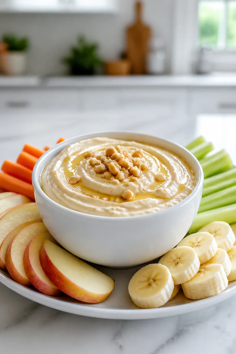 High Protein Greek Yogurt Peanut Butter Dip