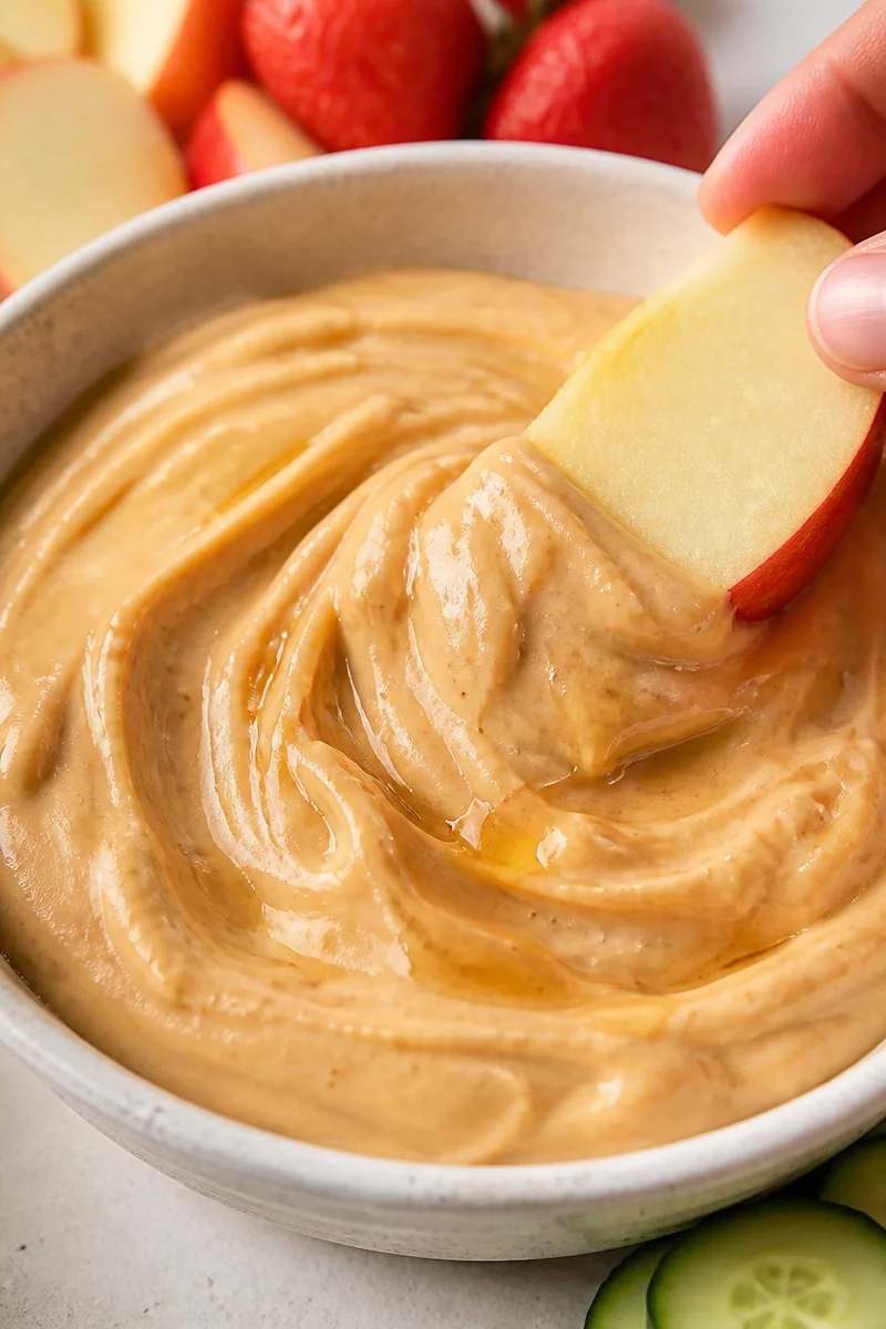 High Protein Greek Yogurt Peanut Butter Dip