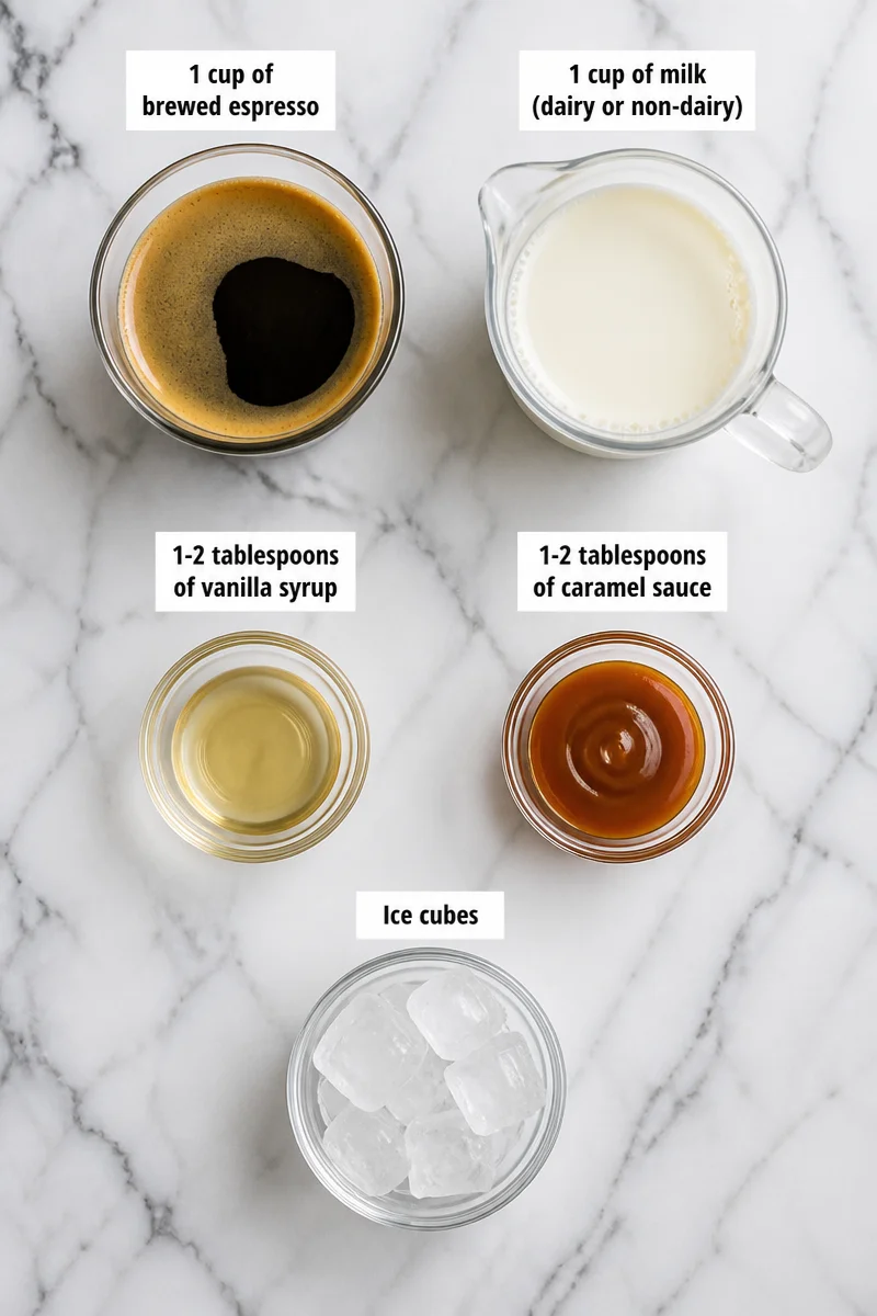 Homemade Creamy Iced Caramel Macchiato Recipe