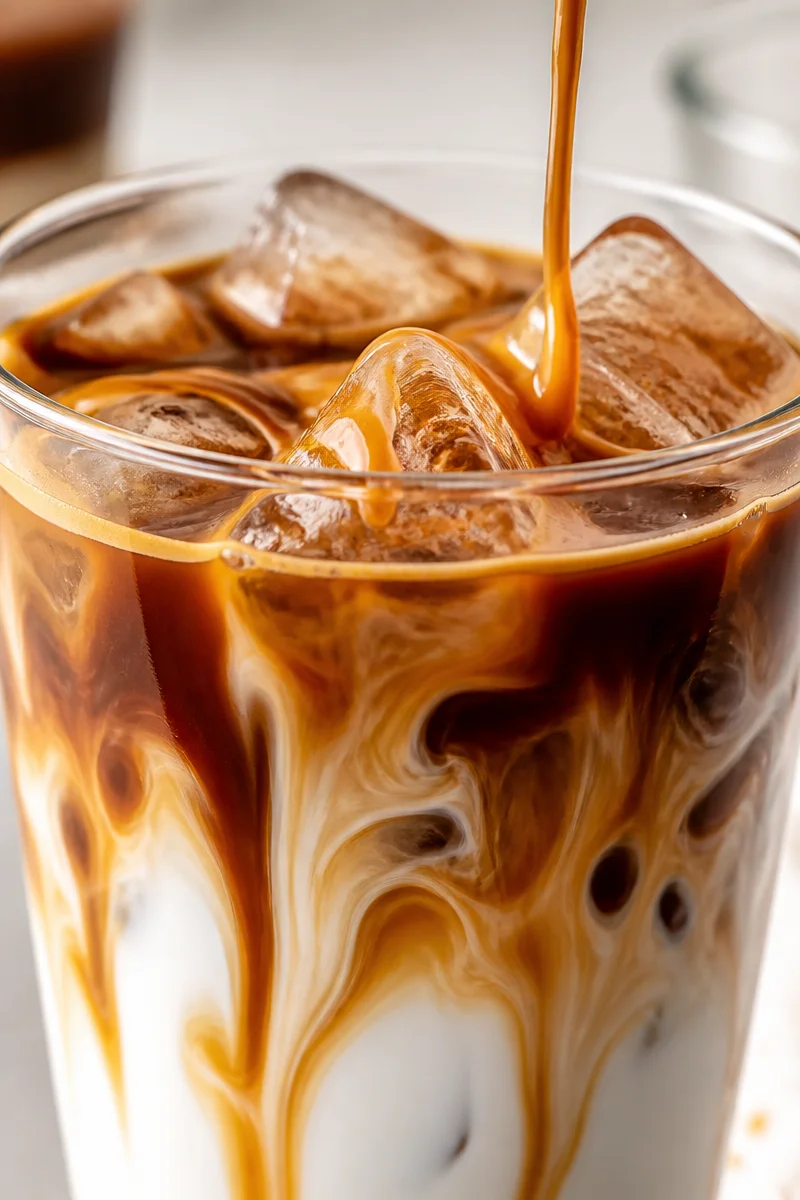 Homemade Creamy Iced Caramel Macchiato Recipe
