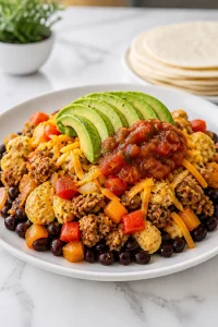 Meal Prep Turkey Sausage Breakfast Burrito Bowls