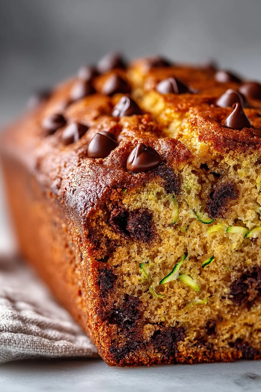 Old Fashioned Chocolate Chip Zucchini Banana Bread