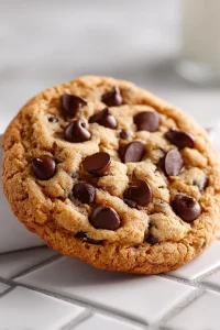 Old Fashioned Thick Fluffy Chocolate Chip Cookie