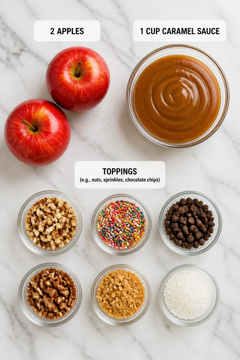 Quick 10 Minute Caramel Apple Slices Snack