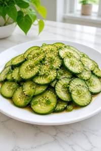 Quick Asian Sesame Cucumber Salad