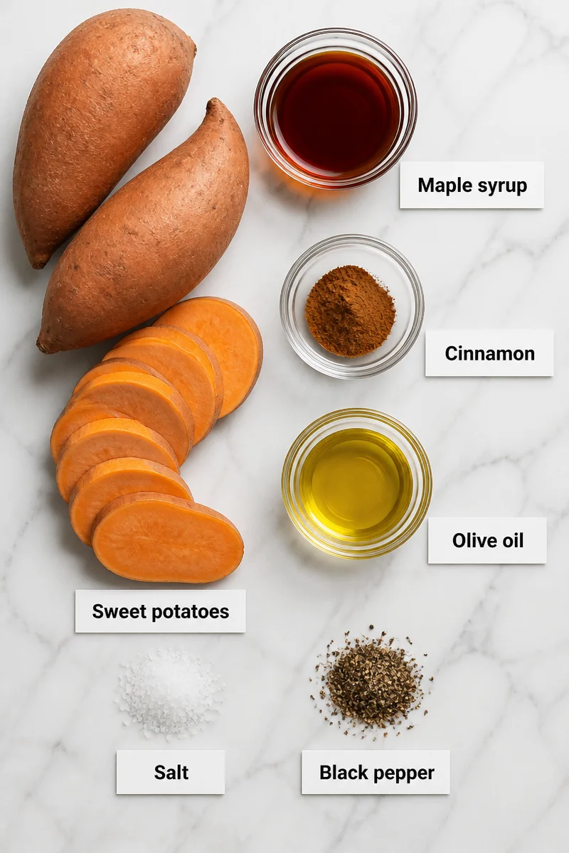 Roasted Cinnamon Maple Sweet Potato Recipes