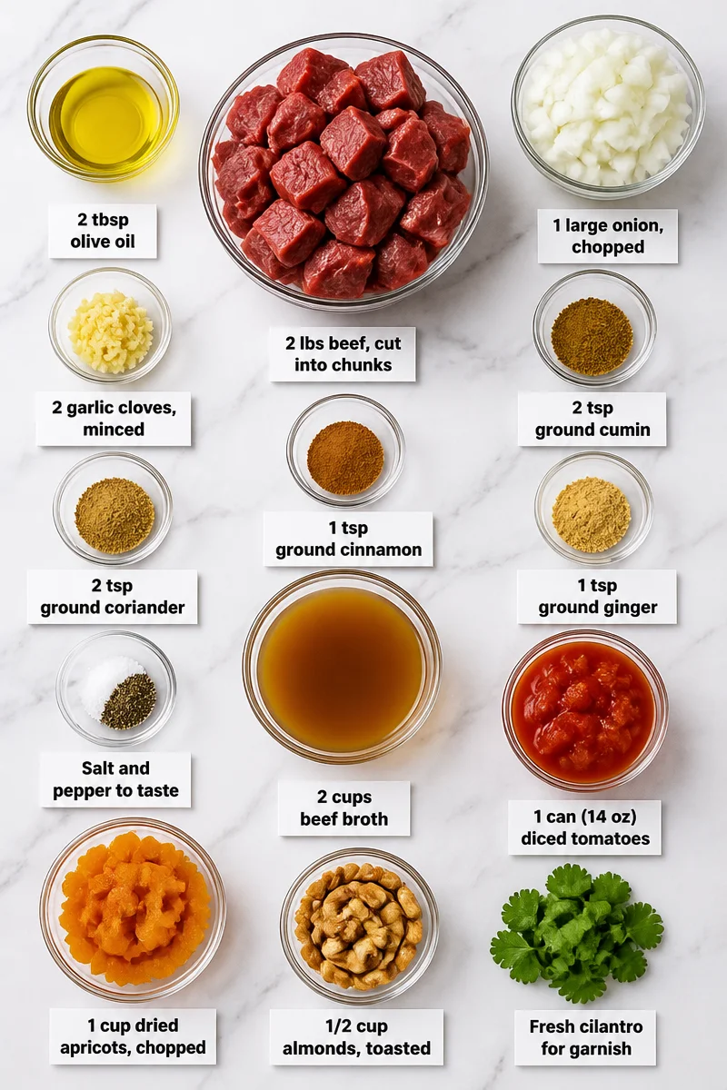 Authentic Moroccan Beef Tagine African Food
