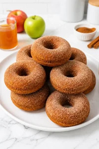 Baked Cinnamon Sugar Apple Cider Donut Recipe