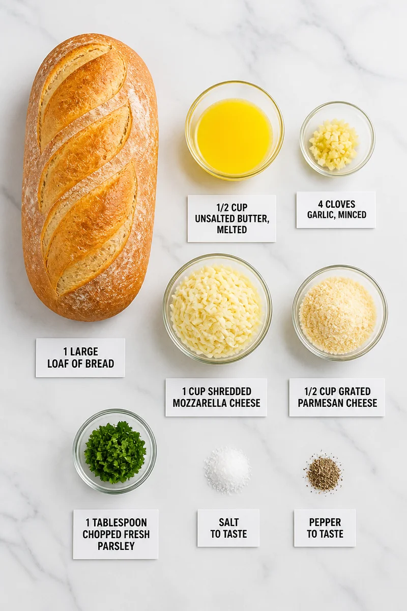 Cheesy Garlic Bread Pull-Apart Loaf