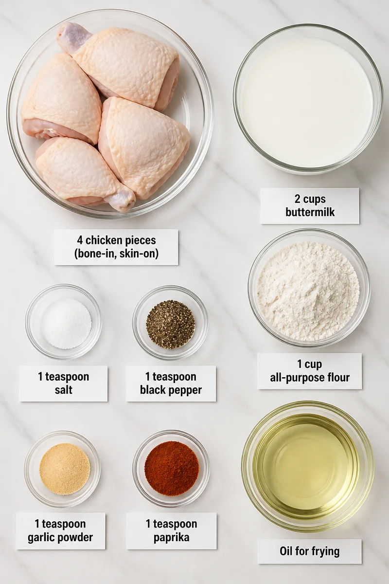 Classic Southern Buttermilk Fried Chicken Recipe