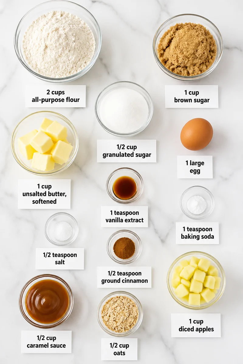 Copycat Caramel Apple Pie Crumbl Cookie