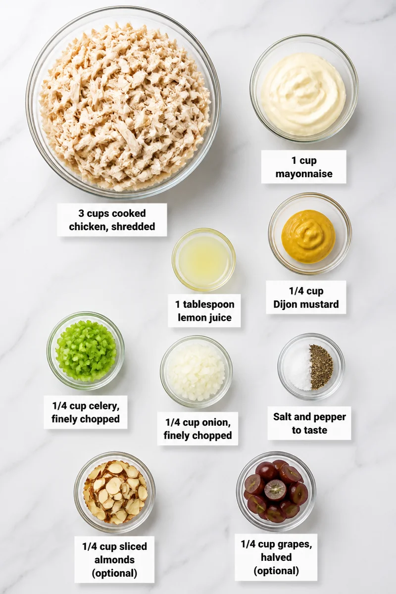 Copycat Chicken Salad Chick Classic Carol with Celery