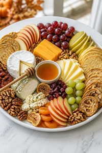 Cozy Fall Harvest Fruit And Cheese Board