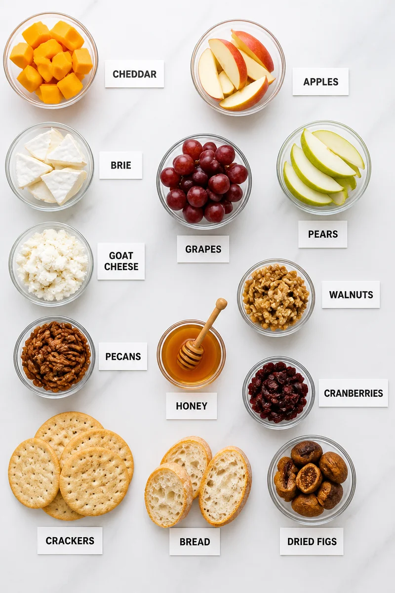 Cozy Fall Harvest Fruit And Cheese Board