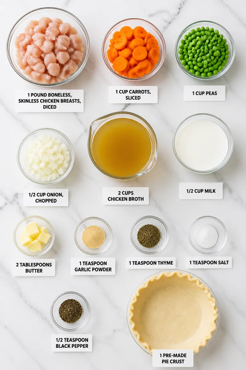 Cozy Skillet Crust Chicken Pot Pie Dinner