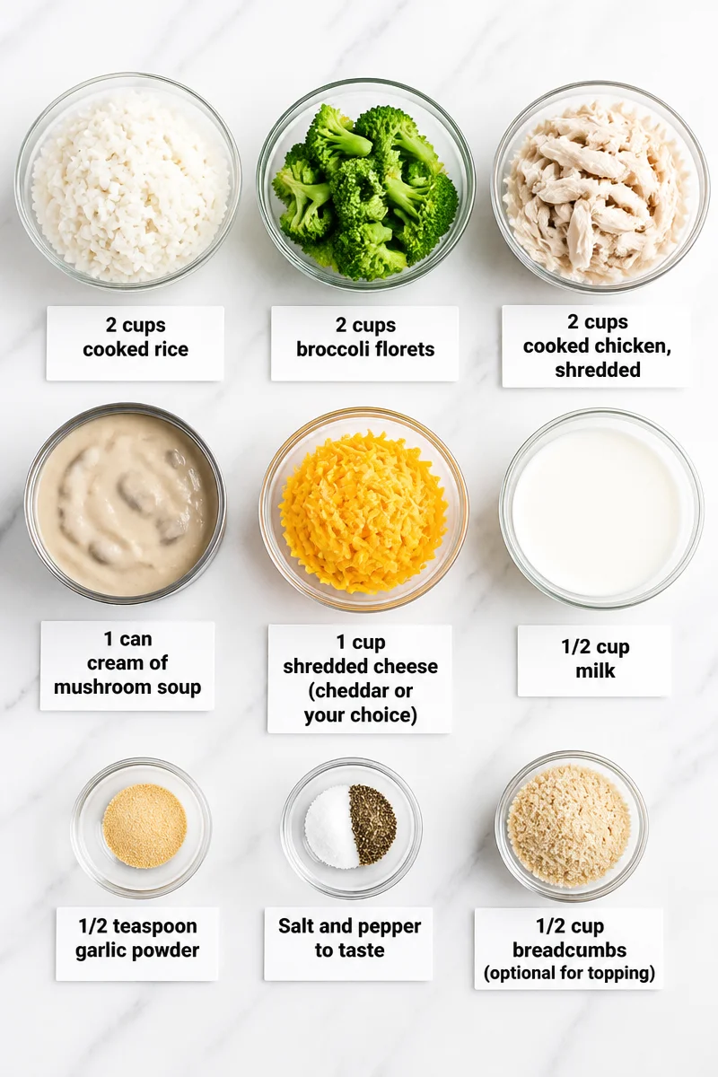 Creamy Broccoli And Chicken Rice Casserole Dinner